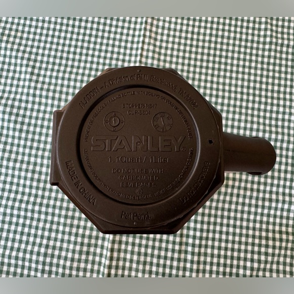 Stanley Aladdin Vintage Metal Thermos Heavy Duty Stopper-RS47 Cup-SS04 - Picture 5 of 13